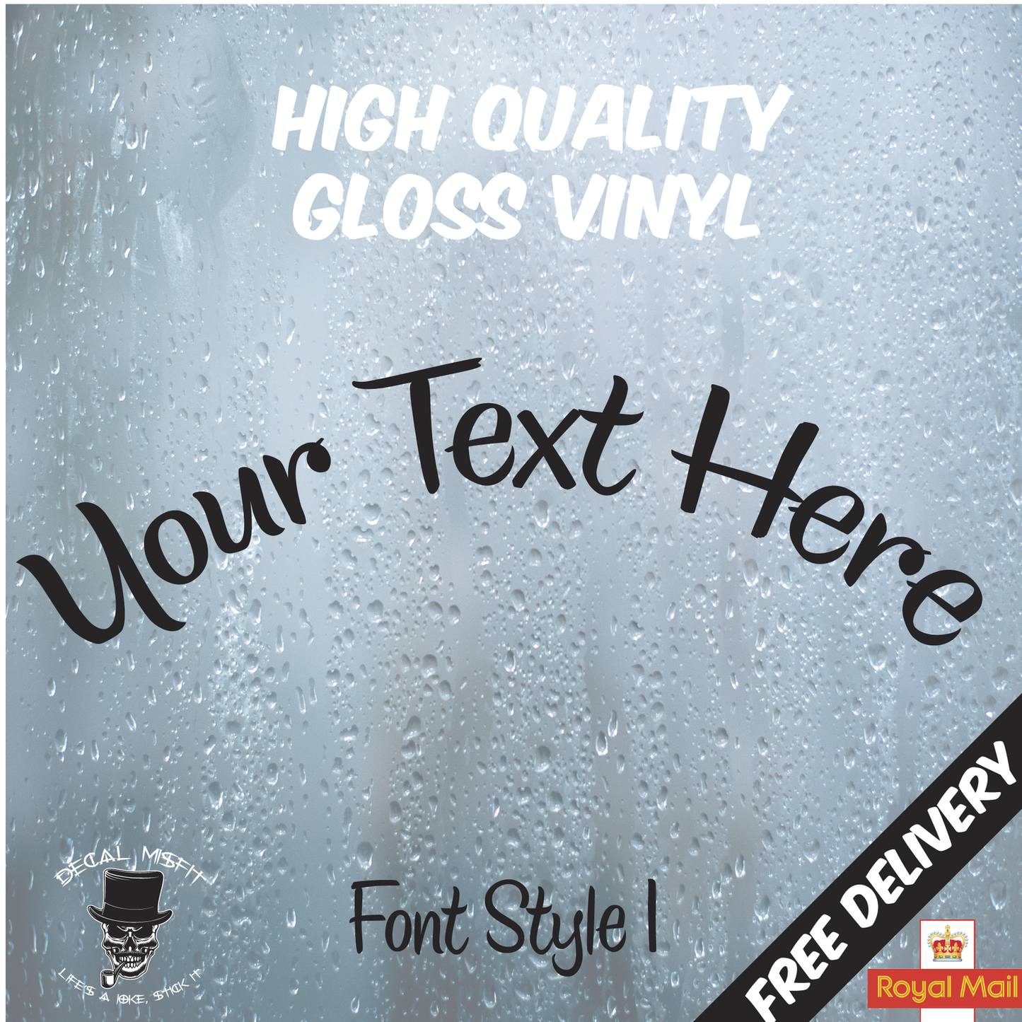 Custom Windscreen Arch | Curved Truck Windscreen Sticker Scania Volvo Daf