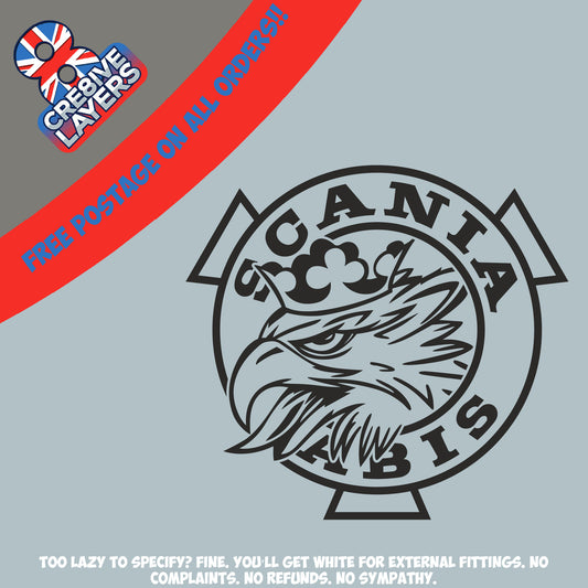 Scania Vabis Griffin Vinyl Sticker | Large Truck Decal for HGV Cab, Panels & Win